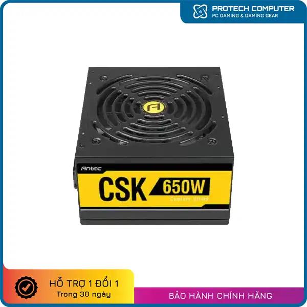 Nguồn Máy Tính ANTEC CUPRUM STRIKE CSK650 (650w, 80 Plus Bronze)